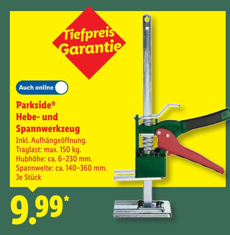 Hebe- und Spannwerkzeug