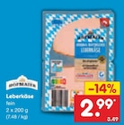 Aktuelles Leberkäse Angebot bei Netto Marken-Discount in Mönchengladbach ab 2,99 €