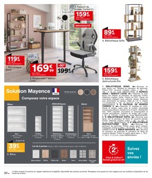 Prix et réduction Bureau dans le prospectus But en cours Offre Bureau dans le catalogue But du moment à la page 20
