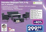Polyrattan-Sitzgruppe Turin bei Netto Marken-Discount im Prospekt "" für 299,99 €