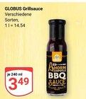 Grillsauce Ahorn Chipotle BBQ Angebote von Globus bei GLOBUS Braunschweig für 3,49 €