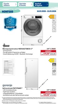 Trockner im METRO Prospekt "Wochenangebote" mit 59 Seiten (Bonn)