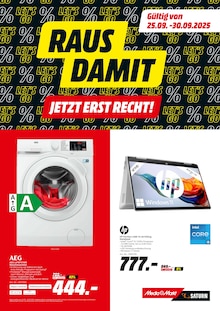 MediaMarkt Saturn Prospekt "RAUS DAMIT - JETZT ERST RECHT!" mit  Seiten (Wiesbaden)