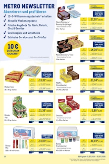 Snickers im METRO Prospekt "Monatsmenü + Gewinnspiel" mit 22 Seiten (Essen)