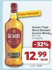 Triple Wood Blended Scotch Whisky von Grant's für 12,99 € bei famila Nordwest im Angebot Triple Wood Blended Scotch Whisky von Grant's im aktuellen famila Nordwest Prospekt