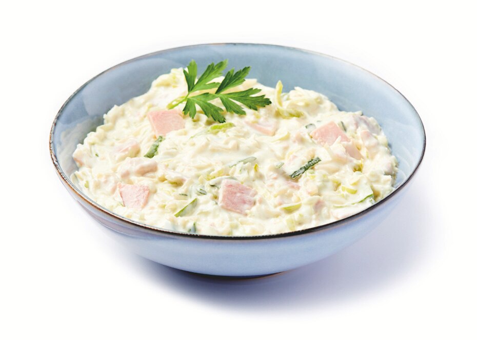 Salade de poireaux au jambon