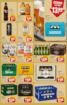 Bier im REWE Prospekt "Dein Markt" mit 36 Seiten (Fürth)