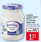 cremiger Joghurt mild 3,8% Fett Angebote von Landliebe bei Marktkauf Friedrichshafen für 1,11 €