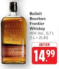 Bourbon Frontier Whiskey Angebote von Bulleit bei E center Pirmasens für 14,99 €