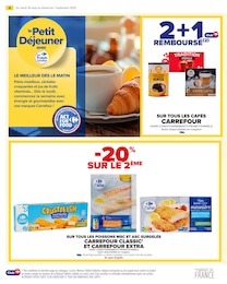 Prix et réduction Poisson dans le prospectus Carrefour Market en cours Offre Poisson dans le catalogue Carrefour Market du moment à la page 6