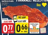 nackensteaks im Angebot bei EDEKA in Hattingen nackensteaks Angebote bei EDEKA Hattingen für 0,66 €