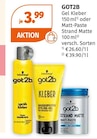 Gel Kleber oder Matt-Paste Strand Matte von GOT2B im aktuellen Müller Prospekt für 3,99 €