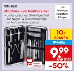 Maniküre- und Pediküre-Set von Vitalmaxx im aktuellen Netto Marken-Discount Prospekt für 9,99 €