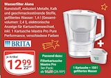 Wasserfilter Aluna Angebote von Brita bei GLOBUS Erftstadt für 12,99 €