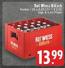 Rut Wiess Kölsch im Angebot bei EDEKA in Troisdorf Rut Wiess Kölsch Angebote bei EDEKA Troisdorf für 13,99 €