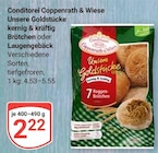 Aktuelles Unsere Goldstücke kernig & kräftig Brötchen Angebot bei GLOBUS in Krefeld ab 2,22 €