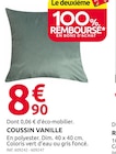 Promo Coussin vanille à 8,90 € dans le catalogue Mr. Bricolage à Saint-Avold