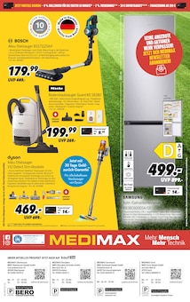 Staubsauger im aktuellen MEDIMAX Prospekt (Dortmund) Staubsauger im MEDIMAX Prospekt "TEAM ALLESKÖNNER: LÄUFT. EINFACH" mit 8 Seiten (Dortmund)