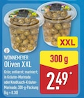 Oliven XXL von WONNEMEYER für 2,49 € bei ALDI Nord im Angebot Oliven XXL von WONNEMEYER im aktuellen ALDI Nord Prospekt