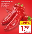 Spitzpaprika rot im Netto Marken-Discount Prospekt Spitzpaprika rot von im aktuellen Netto Marken-Discount Prospekt für 1,79 €