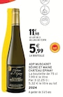 AOP Coteaux du layon - LES DEUX VALLÉES en promo chez Intermarché Hyper AOP Coteaux du layon - LES DEUX VALLÉES dans le catalogue Intermarché Hyper