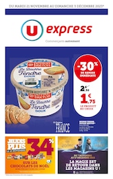 Catalogue U Express à Villeneuve-la-Garenne, avec 24 pages Prospectus U Express à Villeneuve-la-Garenne, "U Express", 24 pages, 21/11/2023 - 03/12/2023