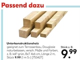 Unterkonstruktionsholz für 9,99 € bei Hellweg im Angebot Unterkonstruktionsholz im aktuellen Hellweg Prospekt