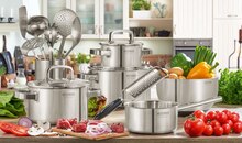 Höffner Hamburg - Topf-Set „Focus“ Topf-Set „Focus“ Angebot bei Höffner Hamburg im Prospekt "Wo Wohnen wenig kostet"