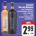 Wein oder Alkoholfrei von Grand Sud im aktuellen EDEKA Prospekt für 2,99 €