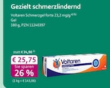 Schmerzgel forte 23,2 mg/g bei mea - meine apotheke im Prospekt "" für 25,75 €