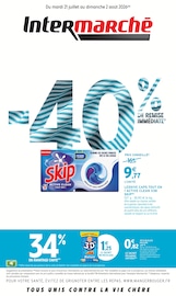 Promos Lessive dans le catalogue "34% EN AVANTAGE CARTE" de Intermarché Express Lessive en promo dans le catalogue Intermarché Express à la page 1