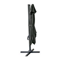 porta Möbel Peine - Freiarmschirm NORMAN 350 x 350 cm Kunststoff / Metall anthrazit / schwarz Freiarmschirm NORMAN 350 x 350 cm Kunststoff / Metall anthrazit / schwarz Angebot bei porta Möbel Peine im Prospekt "Macht Urlaub im Steuerparadies"