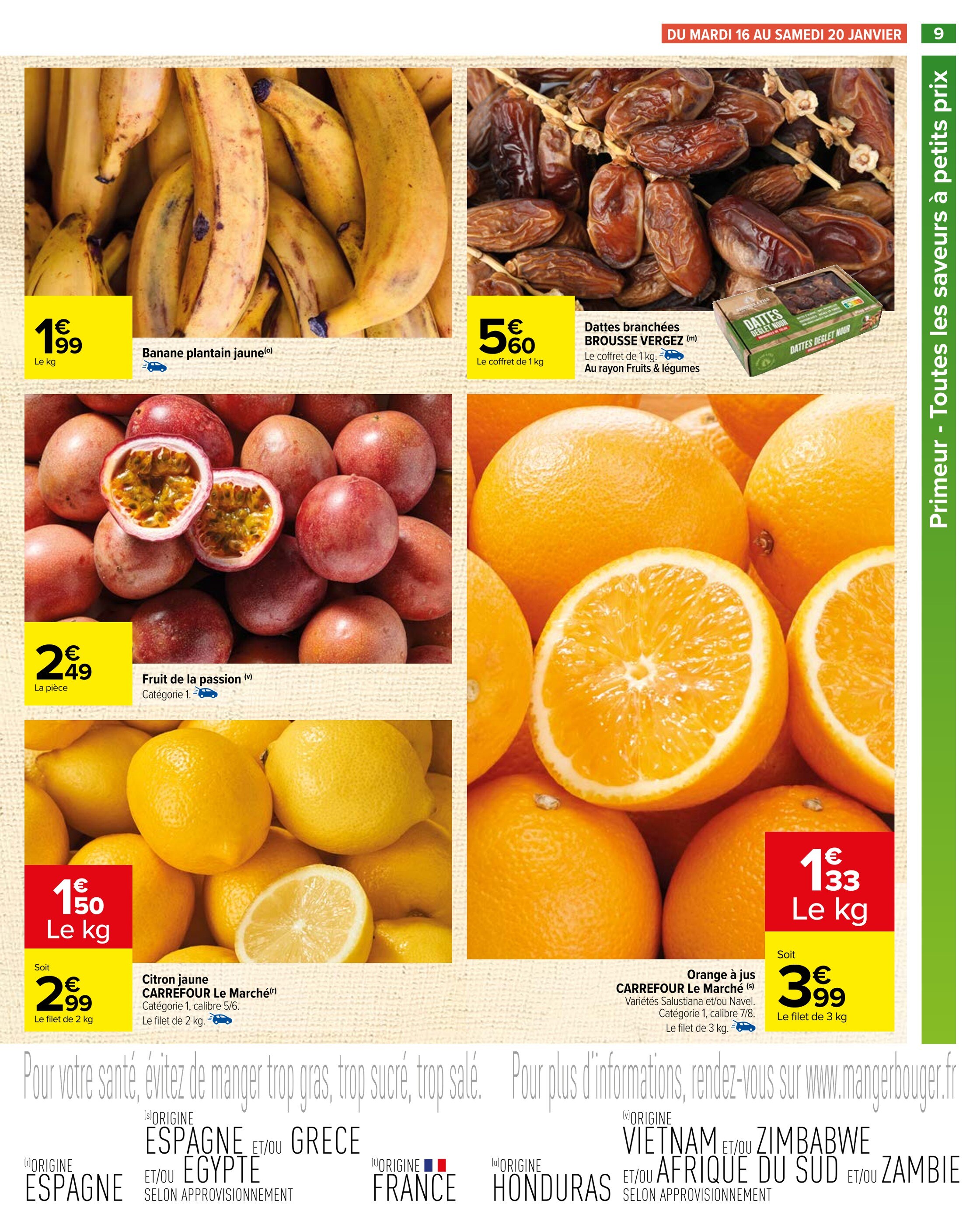 Promo BANANE PLANTAIN MURE chez Auchan