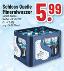 Mineralwasser im Angebot bei Trinkgut in Neuss Mineralwasser Angebote von Schloss Quelle bei Trinkgut Neuss für 5,99 €