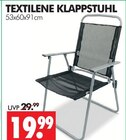 TEXTILENE KLAPPSTUHL im Angebot bei Wreesmann in Stendal TEXTILENE KLAPPSTUHL Angebote bei Wreesmann Stendal für 19,99 €