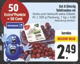 Tafeltrauben rot Angebote von Gut & Günstig bei E center Erlangen für 2,49 €