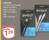 Ladekabel USB A auf USB C im Angebot bei GLOBUS in Kaarst Ladekabel USB A auf USB C Angebote bei GLOBUS Kaarst für 1,29 €
