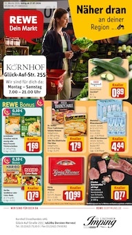 Aktueller REWE Prospekt "Dein Markt" für Dorsten Aktueller REWE Prospekt für Dorsten mit Seiten