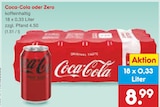 Zero Angebote von Coca-Cola bei Netto Marken-Discount Gifhorn für 8,99 €