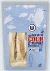 Filets de colin d'alaska MSC sans peau sans arete surgelés - U en promo chez Super U Saint-Nazaire à 7,16 €