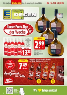 Aktueller EDEKA Hemhofen Prospekt EDEKA Hemhofen Prospekt "Wir lieben Lebensmittel!" mit 12 Seiten
