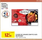 Cuisse de canard confite x4/5 - Delpeyrat dans le catalogue Intermarché