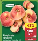 Plattpfirsiche Paraguayos bei ALDI Nord im Osnabrück Prospekt für 1,99 €