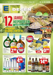 Supermarkt Prospekt von EDEKA in Pommersfelden Aktueller EDEKA Supermarkt Prospekt für Pommersfelden: Wir lieben Lebensmittel! mit 8} Seiten, 21.09.2026 - 03.10.2026