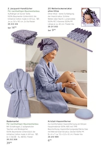 Bademantel im aktuellen Tchibo im Supermarkt Prospekt (Ingolstadt) Bademantel im Tchibo im Supermarkt Prospekt "Freude FÜR ALLE!" mit 45 Seiten (Ingolstadt)