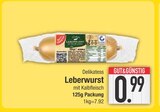 Leberwurst im EDEKA Prospekt Leberwurst von im aktuellen EDEKA Prospekt für 0,99 €
