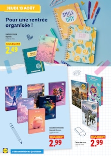 Catalogue Lidl, 13/08/2026 - 20/08/2026, Préparez la rentrée !, 27 pages Prospectus Lidl en cours, "Préparez la rentrée !", 27 pages