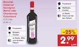 Cabernet Sauvignon Merlot oder Chardonnay Colombard im Angebot bei Netto Marken-Discount in Pirna Cabernet Sauvignon Merlot oder Chardonnay Colombard Angebote von Blanchet bei Netto Marken-Discount Pirna für 2,99 €