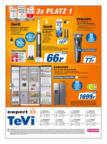 Kühlschrank im aktuellen expert TeVi Prospekt (Passau) Kühlschrank im expert TeVi Prospekt "Top Angebote" mit 12 Seiten (Passau)