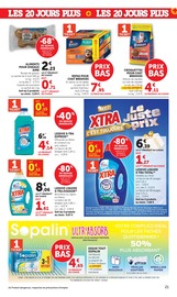 Promos Lessive dans le catalogue "LES 20 JOURS PLUS" de Hyper U Lessive en promo dans le catalogue Hyper U à la page 21